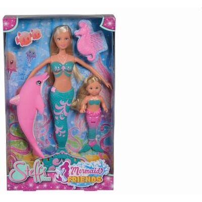 Simba Toys GmbH & Co. Simba 105733336 - Steffi Love Mermaid Friends, Meerjungfrau mit Freundin, Puppe Simba Toys GmbH & Co. Simba 105733336 - Steffi Love Mermaid Friends, Meerjungfrau mit Freundin, Puppe