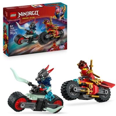 LEGO® GmbH LEGO NINJAGO Kais Motorradrennen - Set mit Ninja-Bikes - 71838 LEGO® GmbH LEGO NINJAGO Kais Motorradrennen - Set mit Ninja-Bikes - 71838