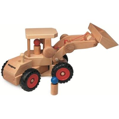Fagus 10.47 - Radlader, Bagger, Holzspielzeug Fagus 10.47 - Radlader, Bagger, Holzspielzeug