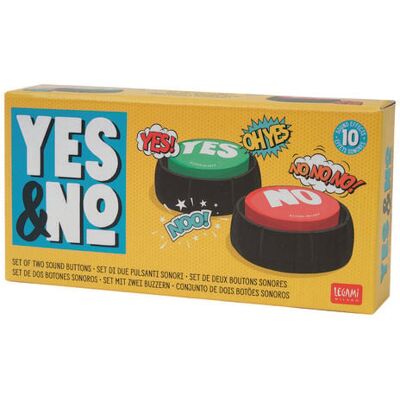 Legami Set mit zwei Buzzern - Yes & No Legami Set mit zwei Buzzern - Yes & No