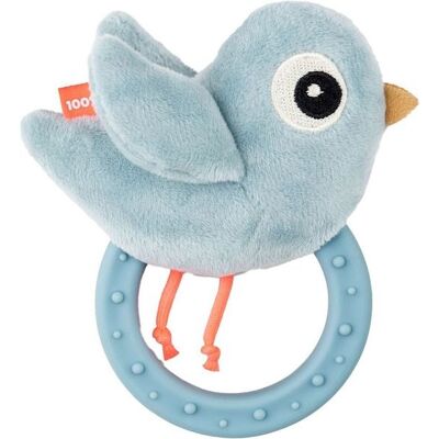 Done By Deer A/S Rassel mit Beißring Birdee Blau Done By Deer A/S Rassel mit Beißring Birdee Blau