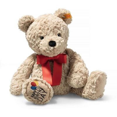Steiff 114069 - Jimmy Teddybär Happy Birthday, Plüsch, beide, 35 cm Steiff 114069 - Jimmy Teddybär Happy Birthday, Plüsch, beide, 35 cm