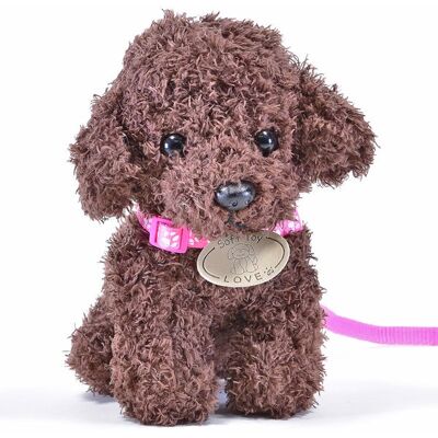 Winfried Kögler GmbH PlüschHund Pudel braun Paloma mit Leine Winfried Kögler GmbH PlüschHund Pudel braun Paloma mit Leine