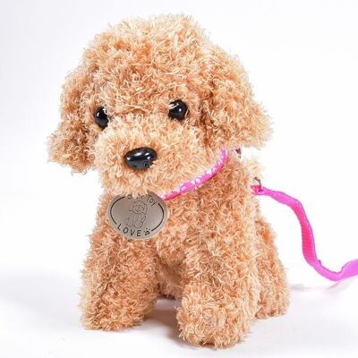 Winfried Kögler GmbH Plüschhund Pudel beige Ari mit Leine Winfried Kögler GmbH Plüschhund Pudel beige Ari mit Leine
