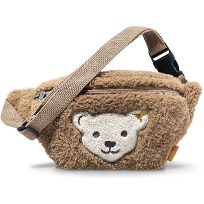 Steiff 600142 - Teddy Fleece Gürteltasche, mit Quietsche, 20cm, braun Steiff 600142 - Teddy Fleece Gürteltasche, mit Quietsche, 20cm, braun