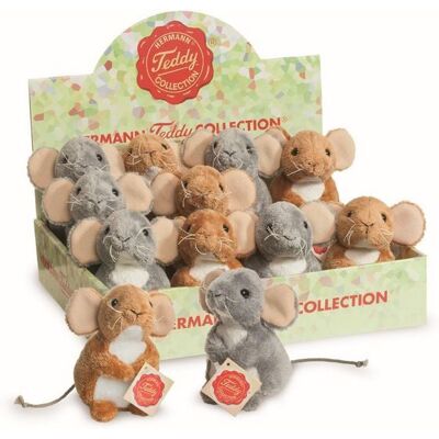Teddy-Hermann Teddy Hermann 92603 - Maus Plüschtier, 11 cm, sortiert, 1 Stück Teddy-Hermann Teddy Hermann 92603 - Maus Plüschtier, 11 cm, sortiert, 1 Stück
