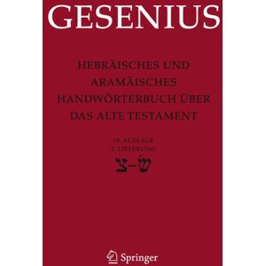 Springer Berlin Hebräisches und Aramäisches Handwörterbuch über das Alte Testament