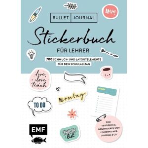 Edition Michael Fischer / EMF Verlag Bullet Journal – Stickerbuch für Lehrer: 700 Schmuck- und Layoutelemente für den Schulalltag