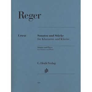 Henle, Günter Max Reger - Sonaten und Stücke für Klarinette und Klavier