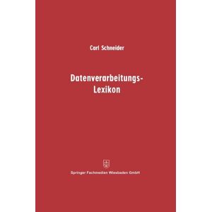 Betriebswirtschaftlicher Verlag Gabler Datenverarbeitungs-Lexikon