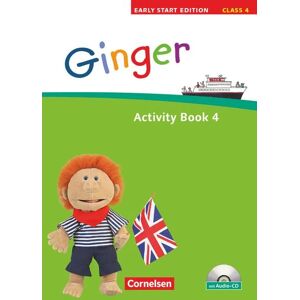 Cornelsen Verlag Ginger - Early Start Edition 4 - Activity Book mit Lieder-/Text-CD