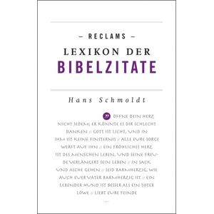 Reclam, Philipp Reclams Lexikon der Bibelzitate