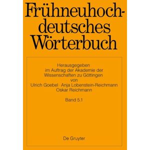 De Gruyter Oldenbourg Frühneuhochdeutsches Wörterbuch / d − dysentrie