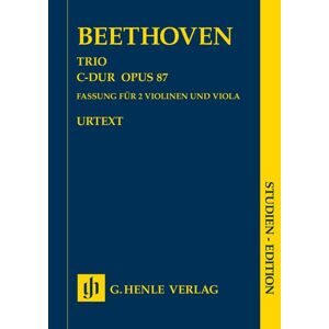 Henle, Günter Ludwig van Beethoven - Trio C-dur op. 87