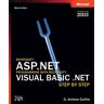 Microsoft Pr Microsoft ASP.Net Programming with Microsoft Visual Basic .Net Version 2003 Step by Step