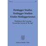 Duncker & Humblot Heidegger Studies - Heidegger Studien - Etudes Heideggeriennes.