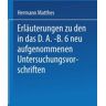 Springer Berlin Erläuterungen zu den in das D.A.-B.6 neu aufgenommenen Untersuchungsvorschriften