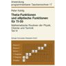 Vieweg & Teubner Theta-Funktionen und elliptische Funktionen für TI-59