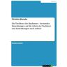 GRIN Die Tischlerei des Bauhauses  -  bestanden Einwirkungen auf die Arbeit der Tischlerei und Auswirkungen nach außen?