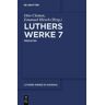 De Gruyter Martin Luther: Luthers Werke in Auswahl / Predigten