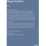 Meiner, F Hegel-Studien Band 7