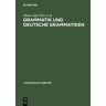 De Gruyter Grammatik und deutsche Grammatiken