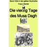 Epubli Gelbe Buchreihe / Die vierzig Tage des Musa Dagh – zweites Buch – Band 182e in der gelben Buchreihe – bei Jürgen Ruszkowski