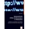 VDM Peschke, J: Automatische HTML-Inhaltsanalyse in Webseiten