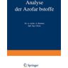 Springer Berlin Analyse der Azofarbstoffe