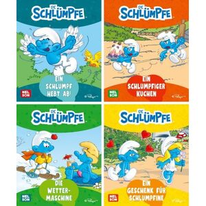 Nelson Mini-Bücher: 4er Schlümpfe 1-4 Nelson Mini-Bücher: 4er Schlümpfe 1-4