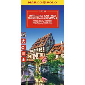 MairDuMont MARCO POLO Reisekarte Vogesen, Elsass, Schwarzwald 1:225.000 MairDuMont MARCO POLO Reisekarte Vogesen, Elsass, Schwarzwald 1:225.000