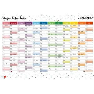 Klett Kita GmbH Wandkalender: Unser Kita-Jahr 2026/27 Klett Kita GmbH Wandkalender: Unser Kita-Jahr 2026/27
