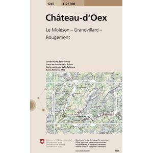 Swisstopo 1 : 25 000 Château-d'Oex Swisstopo 1 : 25 000 Château-d'Oex