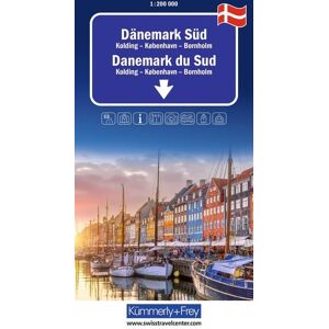 Kümmerly+Frey Regional-Strassenkarte Dänemark Süd 1:200.000 Kümmerly+Frey Regional-Strassenkarte Dänemark Süd 1:200.000
