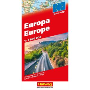 Hallwag Europa Strassenkarte 1:3,6 Mio. LZ bis 2026 Hallwag Europa Strassenkarte 1:3,6 Mio. LZ bis 2026