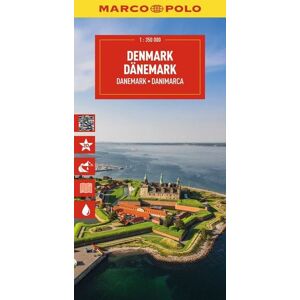 MairDuMont MARCO POLO Reisekarte Dänemark 1:350.000 MairDuMont MARCO POLO Reisekarte Dänemark 1:350.000