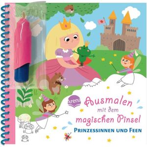 Arena Ausmalen mit dem magischen Pinsel. Prinzessinnen und Feen Arena Ausmalen mit dem magischen Pinsel. Prinzessinnen und Feen