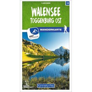 Kümmerly+Frey Walensee - Toggenburg Ost 15 Wanderkarte 1:40 000 matt laminiert Kümmerly+Frey Walensee - Toggenburg Ost 15 Wanderkarte 1:40 000 matt laminiert