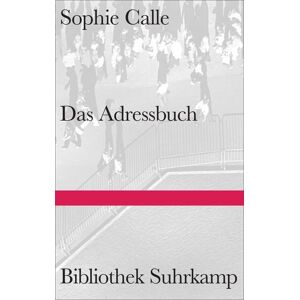 Suhrkamp Das Adressbuch Suhrkamp Das Adressbuch