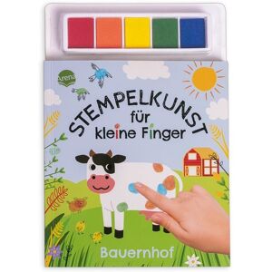 Arena Stempelkunst für kleine Finger. Bauernhof Arena Stempelkunst für kleine Finger. Bauernhof