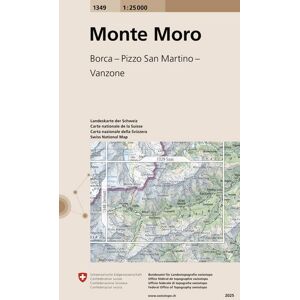 Swisstopo 1 : 25 000 Monte Moro Swisstopo 1 : 25 000 Monte Moro