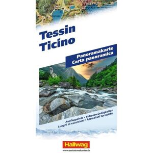 Hallwag Panoramakarte Tessin Hallwag Panoramakarte Tessin