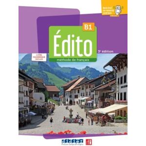 Klett Sprachen GmbH Édito B1, 3e édition - Édition hybride Klett Sprachen GmbH Édito B1, 3e édition - Édition hybride