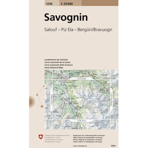 Swisstopo 1 : 25 000 Savognin Swisstopo 1 : 25 000 Savognin