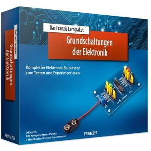 Franzis Buch & Software Verlag FRANZIS 65361 - Das Franzis Lernpaket Grundschaltungen der Elektronik: Kompletter Elektronik-Baukasten zum Testen und Experimentieren. Ab 14 Jahren. Franzis Buch & Software Verlag FRANZIS 65361 - Das Franzis Lernpaket Grundschaltungen der Elektronik: Kompletter Elektronik-Baukasten zum Testen und Experimentieren. Ab 14 Jahren.