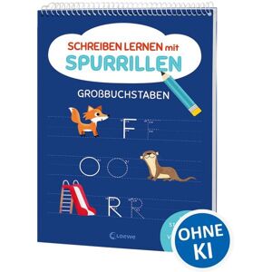 Loewe Schreiben lernen mit Spurrillen - Großbuchstaben Loewe Schreiben lernen mit Spurrillen - Großbuchstaben