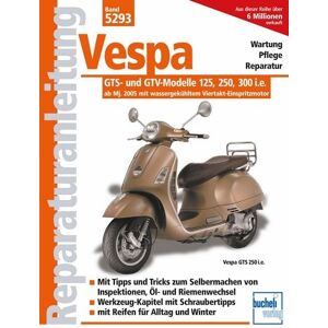 Bucheli Vespa GTS- und GTV-Modelle 125, 250, 300 i.e. - ab Modelljahr 2005 Bucheli Vespa GTS- und GTV-Modelle 125, 250, 300 i.e. - ab Modelljahr 2005