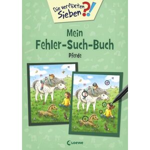 Loewe Die verflixten Sieben - Mein Fehler-Such-Buch - Pferde Loewe Die verflixten Sieben - Mein Fehler-Such-Buch - Pferde
