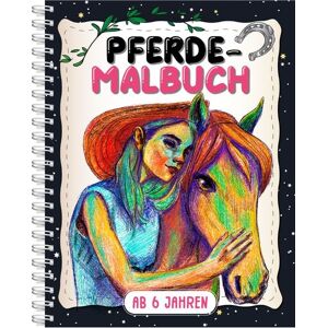 Topulo Verlag Pferde-Malbuch für Kinder ab 6 Jahren Topulo Verlag Pferde-Malbuch für Kinder ab 6 Jahren
