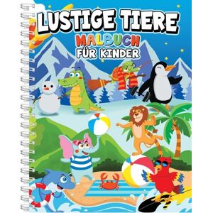 Topulo Verlag Lustige Tiere Malbuch Topulo Verlag Lustige Tiere Malbuch